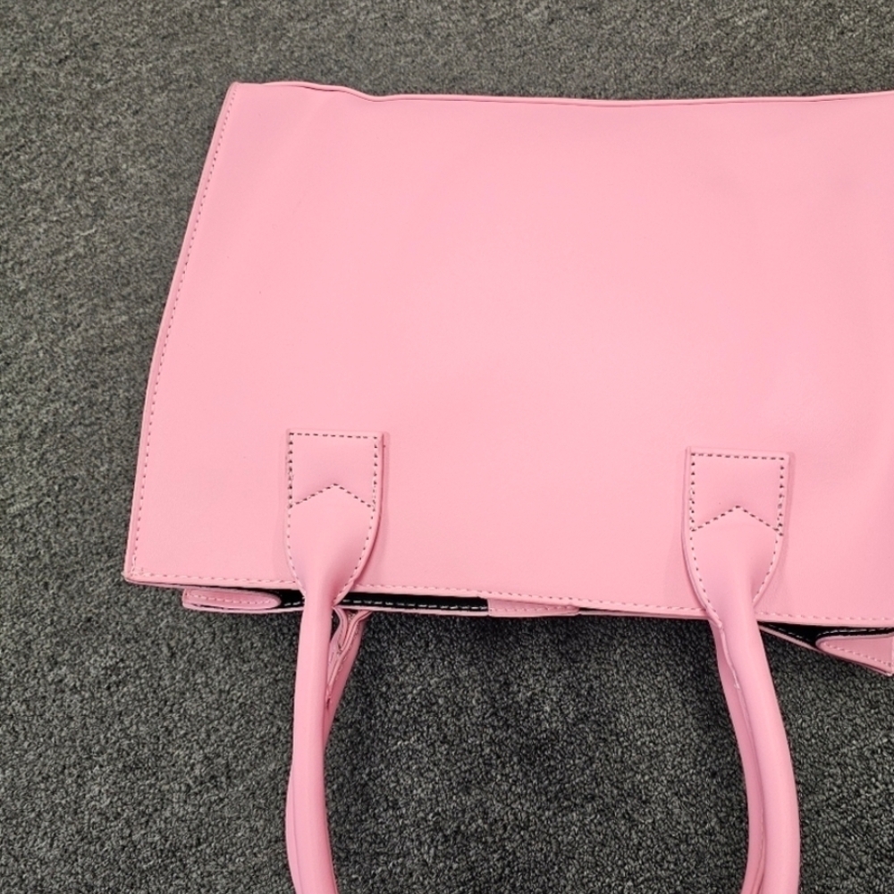 Pink Designer Tote Bag NWOT - Picture 6 of 6